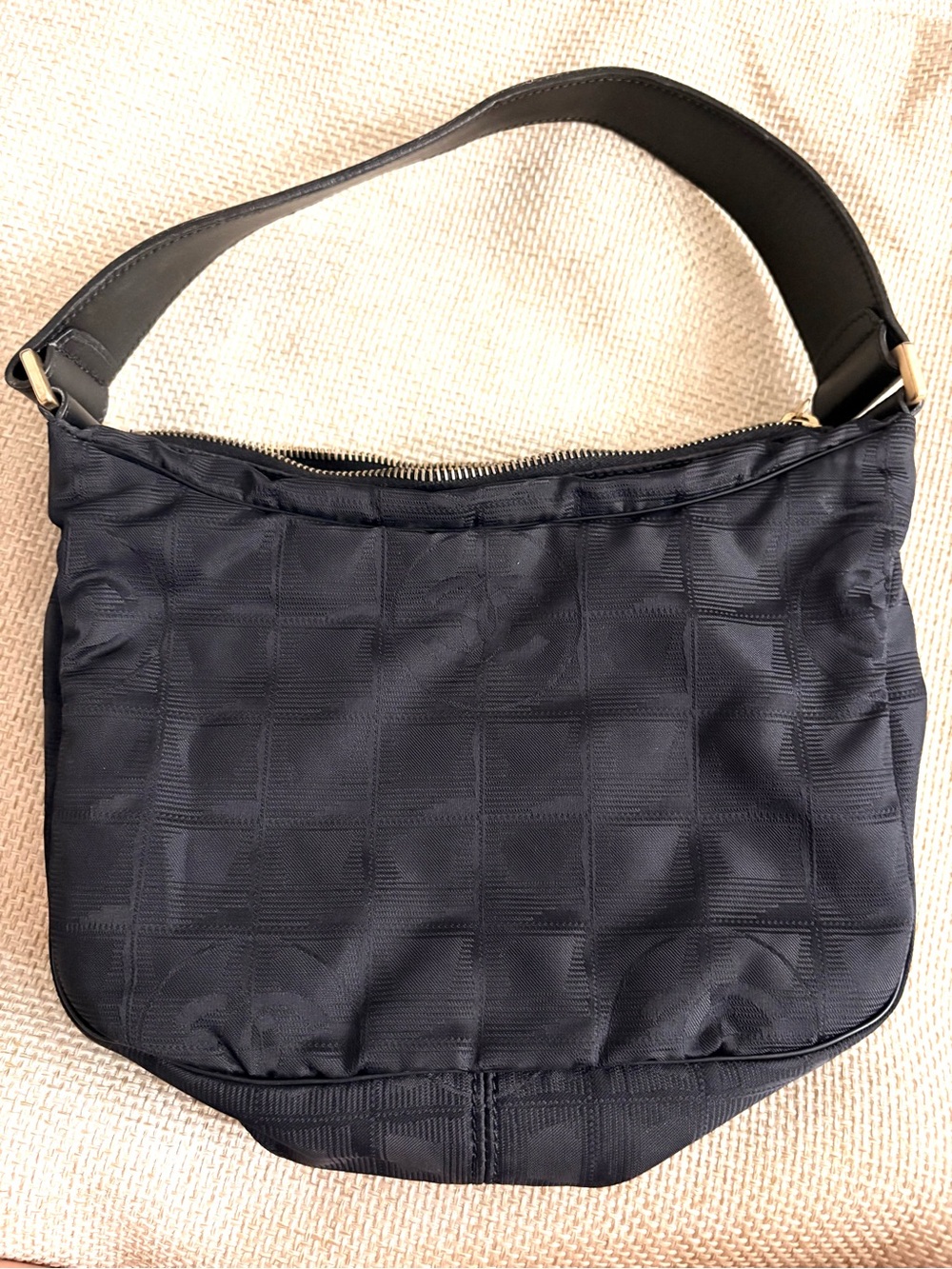 CHANEL Black Mini Hobo Bag